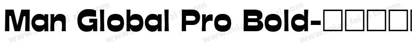 Man Global Pro Bold字体转换